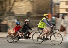 Famille a velo